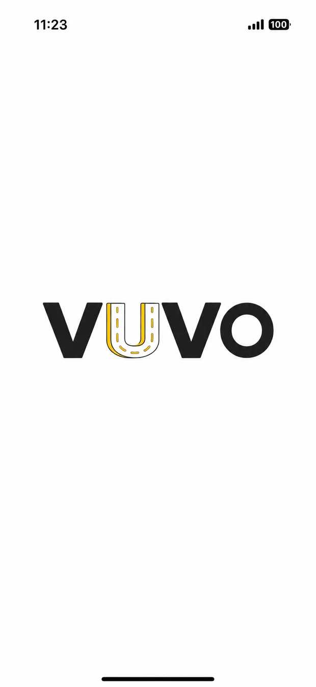 VUVO app welcome screen